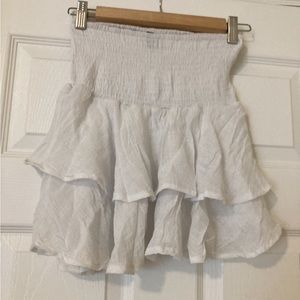 shein white skirt xs